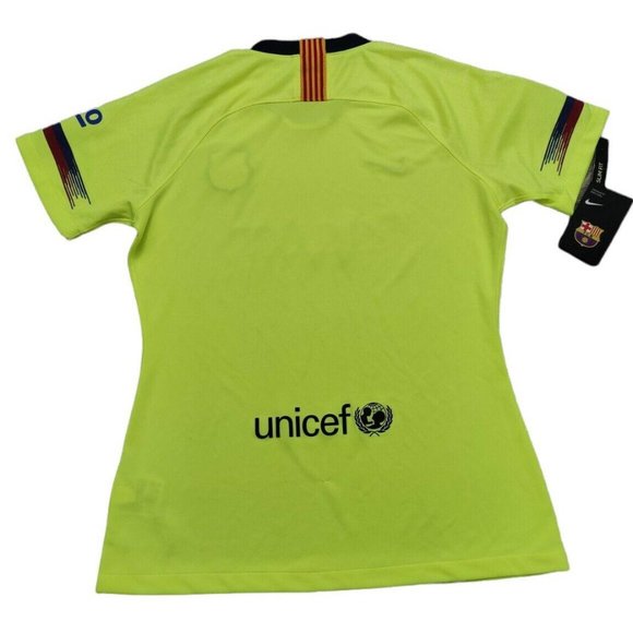 Nike Women's Barcelona FC 2018 Away Jersey Rakuten Unicef - Picture 2 of 8